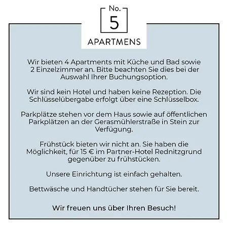 Apartment No.5 - Apartmenthaus In *